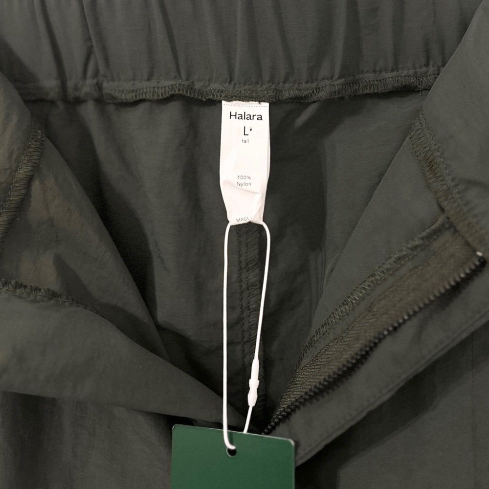 HALARA Mid Rise Button Zipper Side Pocket Wide Leg Casual Cargo Pants XL X-LARGE - Picture 10 of 11